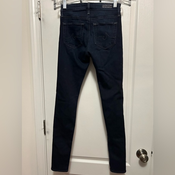 AG Adriano Goldschmied Jeans The Farrah Skinny high rise skinny Women's 24R dark - Picture 2 of 15